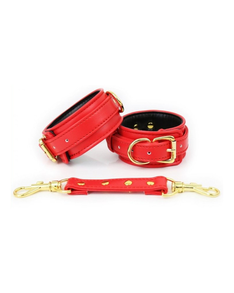 Menottes Simili Pin Lock Rouge 
