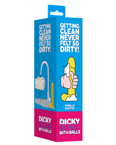 Savon pénis Dicky Soap jaune 