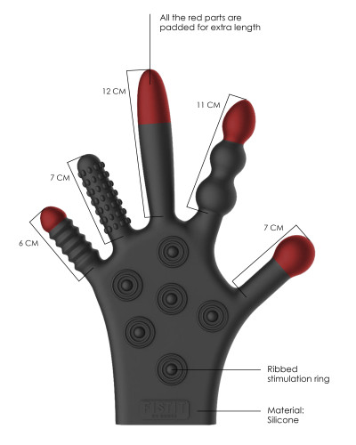 Gant texturé Silicone Fist It 