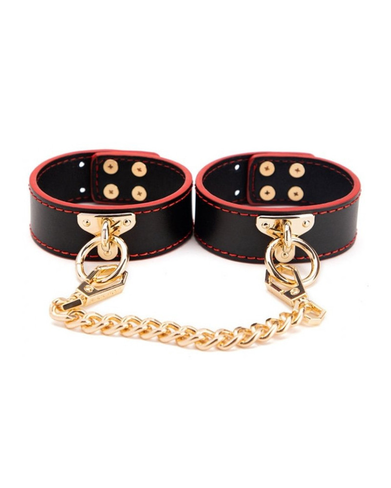 Menottes simili Maestro Noir et Rouge 