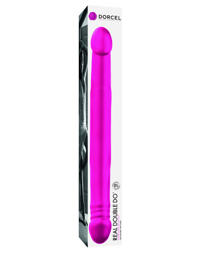 Double Gode Real Double Do Magenta 42 x 4 cm 