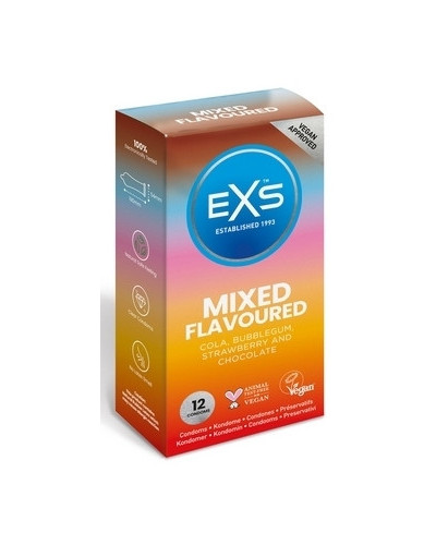 Préservatifs aromatisés Mixed Flavours x12 