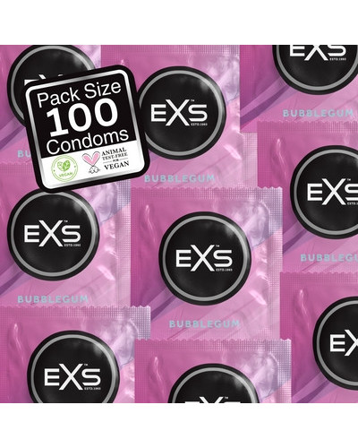 Préservatifs aromatisés Bubblegum x100 