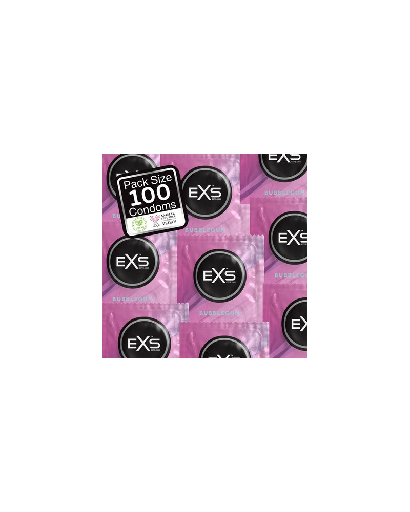 Préservatifs aromatisés Bubblegum x100 