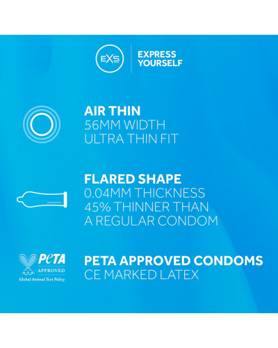 Préservatifs fins Air Thin x100 