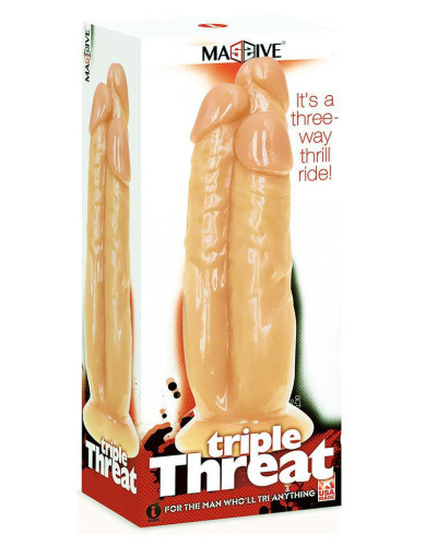 Gode Triple Threat 26 x 8.5cm 