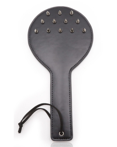 Paddle avec pointes métal 30 x 15cm Noir 