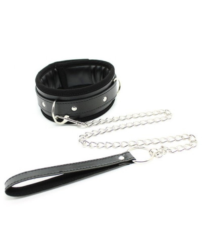 Collier Laisse Confort Noir 