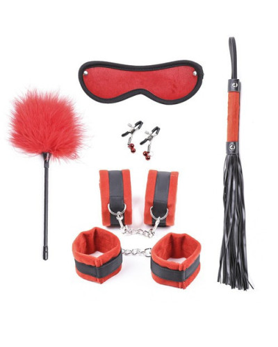 Kit Bondage 5 Pièces Rouge 