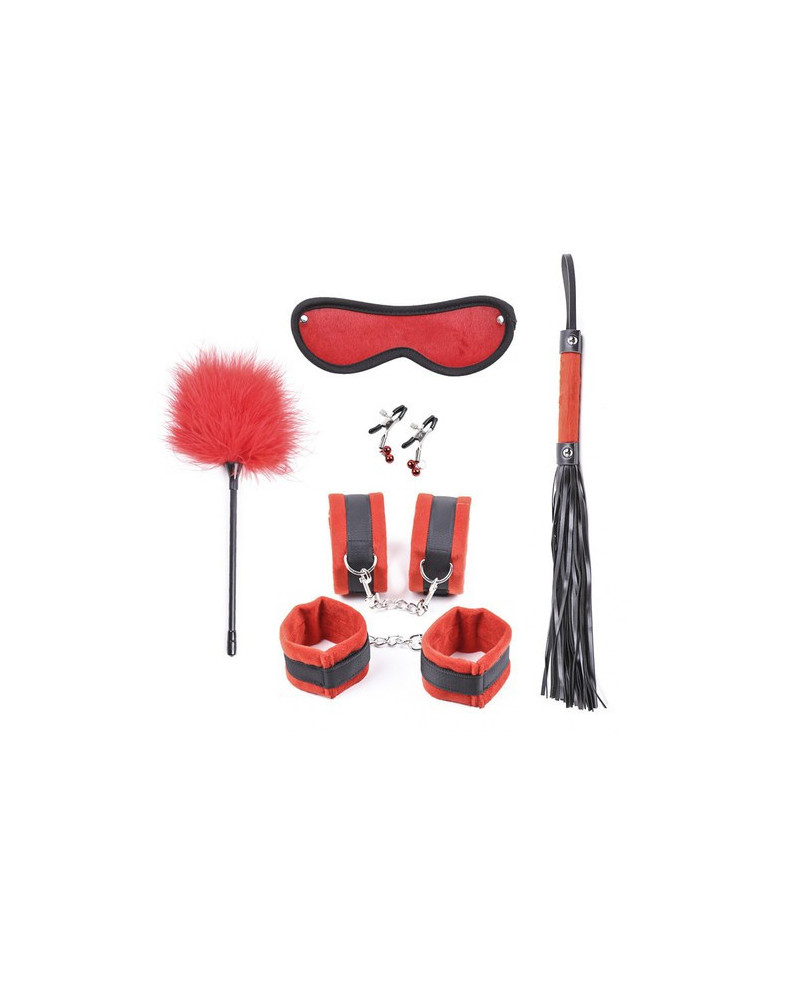 Kit Bondage 5 Pièces Rouge 