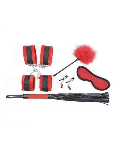 Kit Bondage 5 Pièces Rouge 