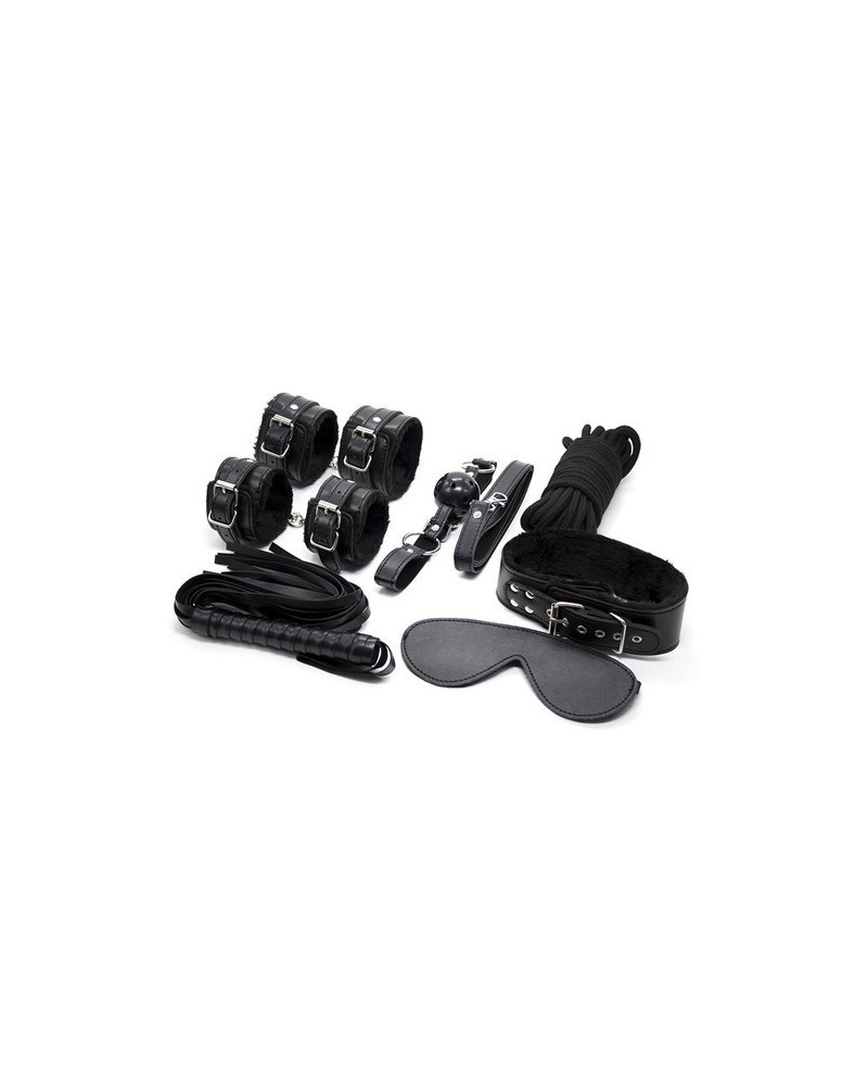 Coffret BDSM 7 Pièces Wicked Noir 