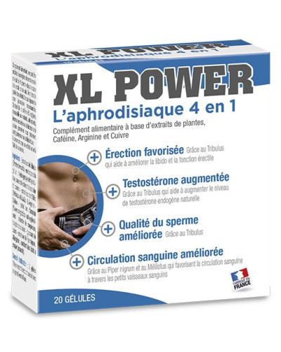 Stimulant Erection XL Power 20 gélules 