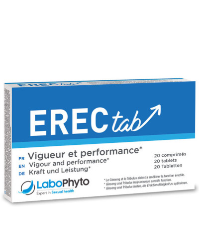 Stimulant d'Erection Erec Tab 20 gélules 