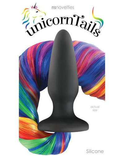 Plug avec queue Licorne 9 x 3.2cm 