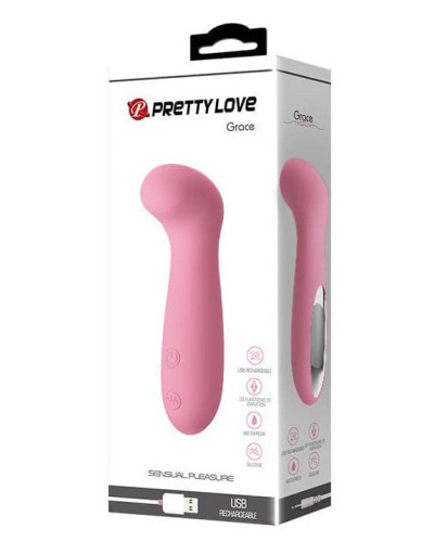 Stimulateur clitoridien rose Grace 