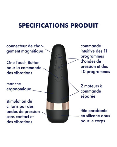 Satisfyer Pro 3 Vibration - noir 