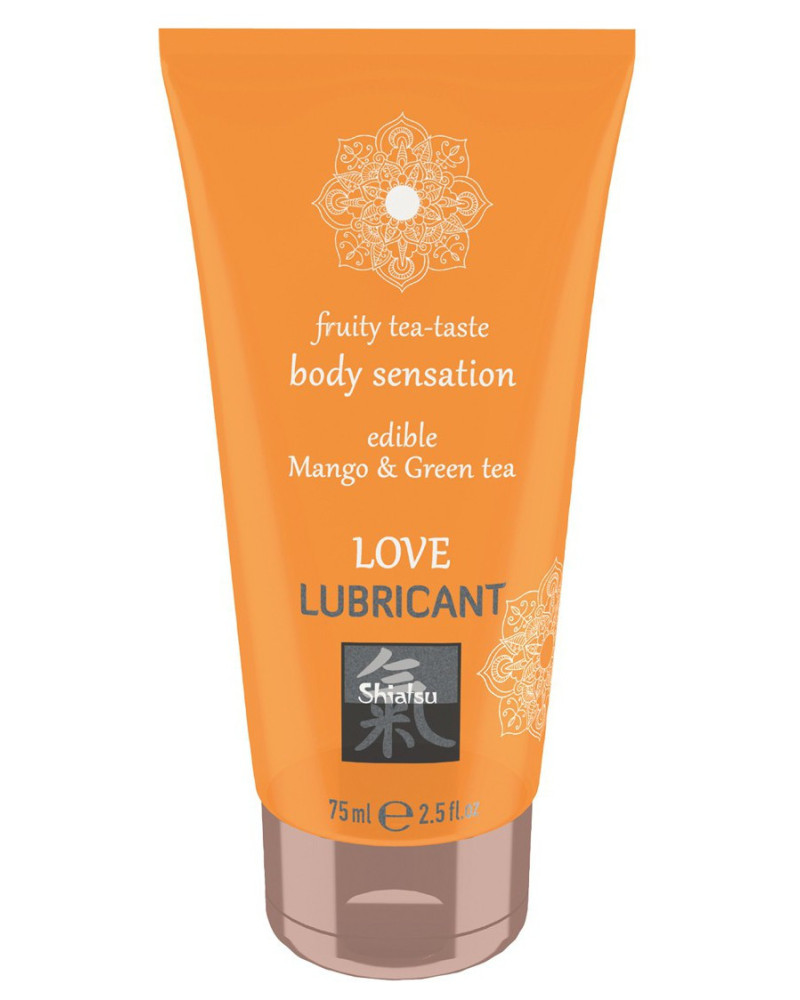 Lubrifiant comestible Mangue et Thé vert 75mL 