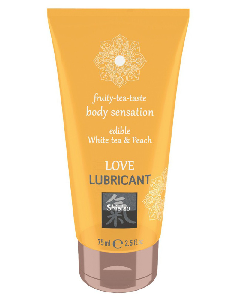 Lubrifiant comestible Thé et Peche 75mL 