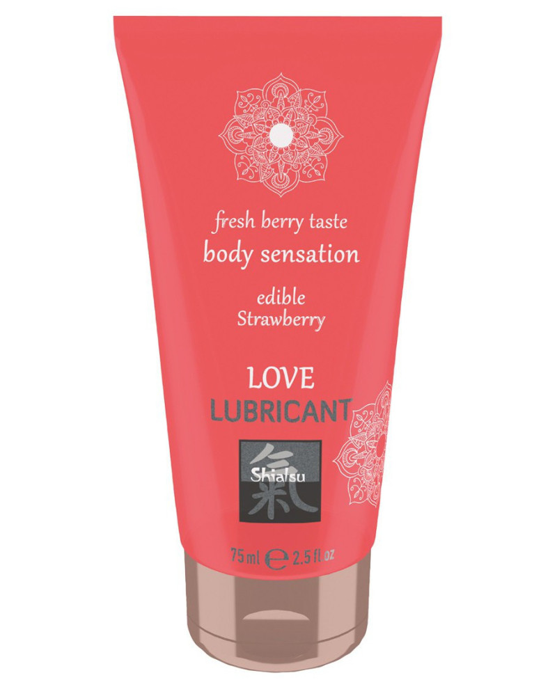 Lubrifiant comestible Fraise 75mL 