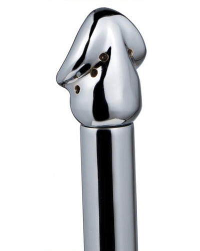 Embout de lavement anal Chromium 14 x 3cm 