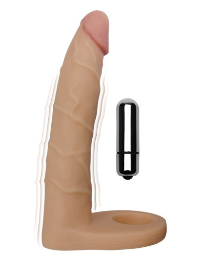 Gode vibrant Double Pénétration 16 x 3 cm 