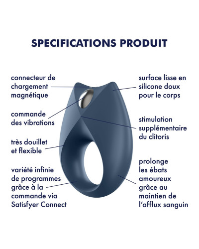 Cockring connecté Royal One Satisfyer 