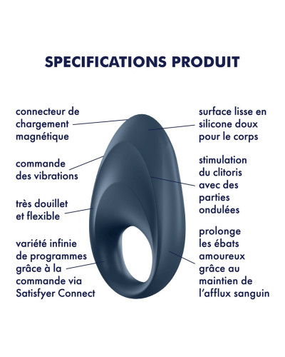 Cockring connecté Mighty One Satisfyer 