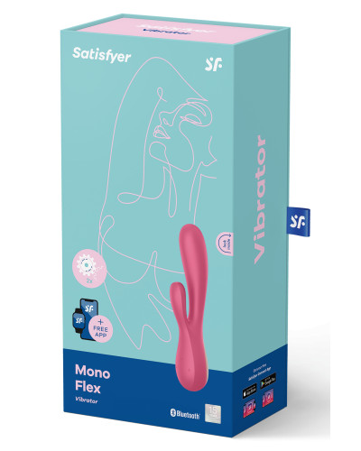Rabbit connecté Mono Flex Satisfyer Rose 