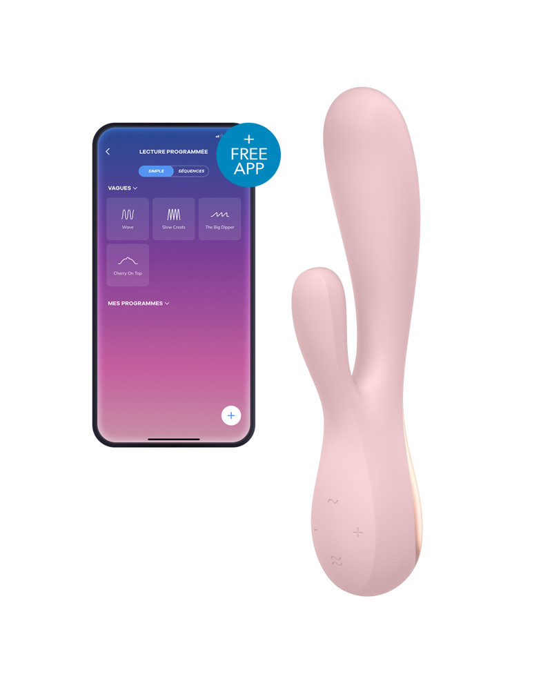 Rabbit connecté Mono Flex Mauve 