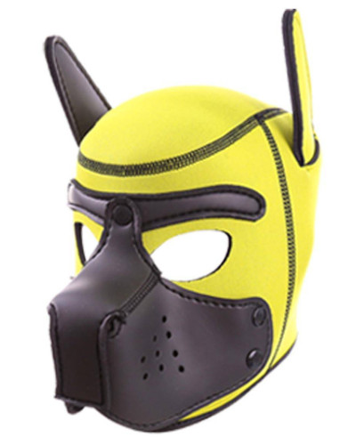 Cagoule PUPPY Néoprène Jaune-Noir 