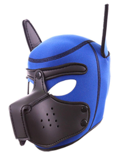 Cagoule PUPPY Néoprène Bleu-Noir 