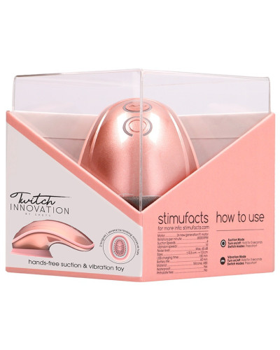 Stimulateur de clitoris TWITCH Rose 