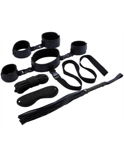 Kit Bondage Néoprène 6 pièces 