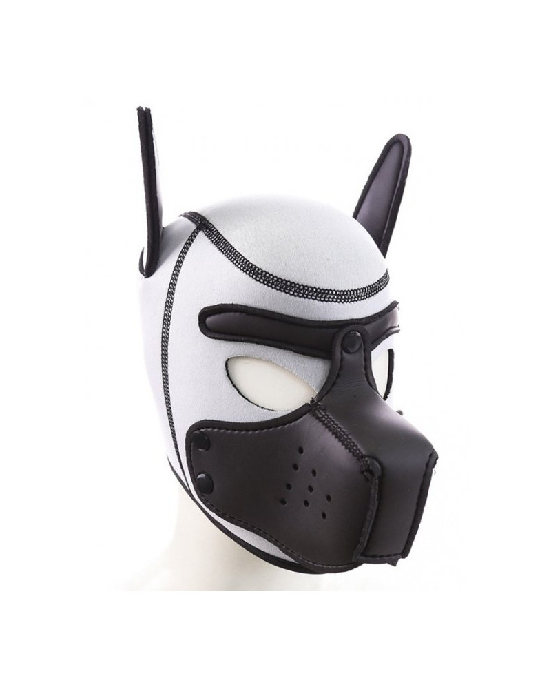Cagoule Puppy néoprène Noir-Blanc 