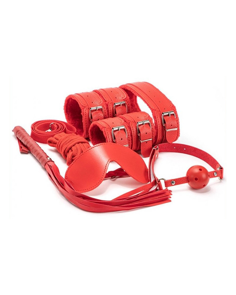 Coffret BDSM 7 Pièces Wicked Rouge 