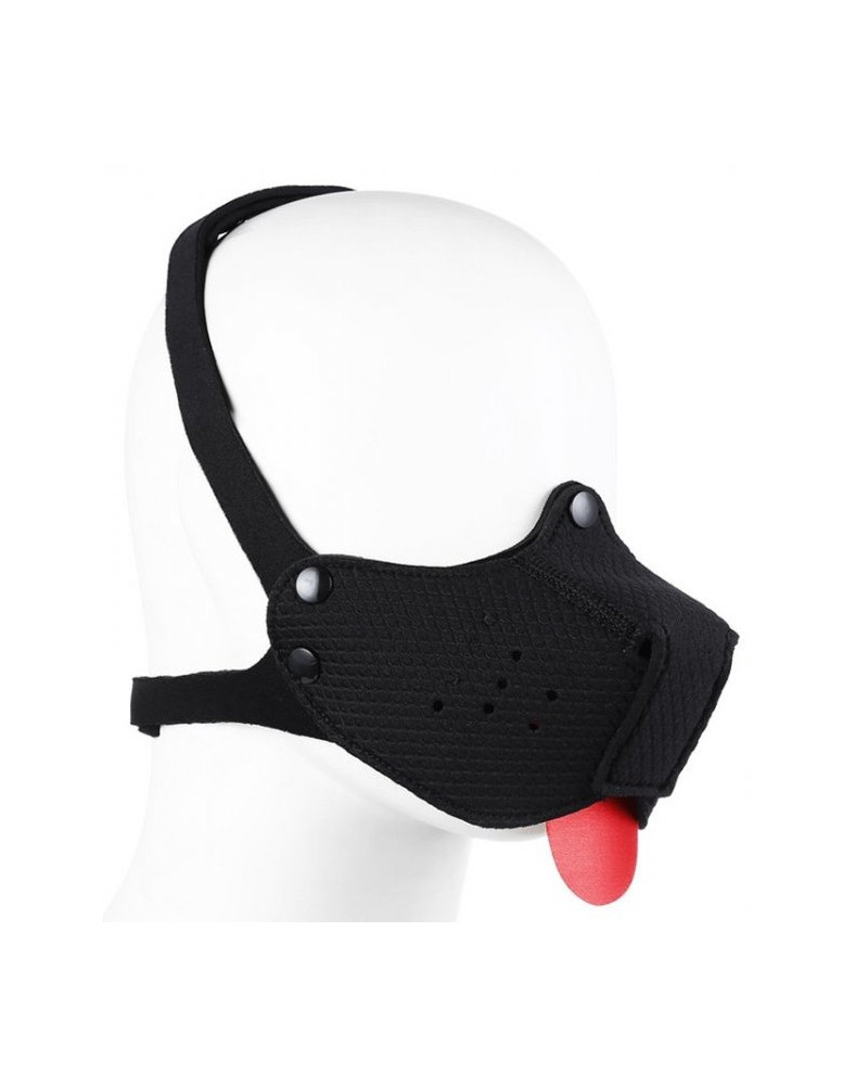 Museau + Langue Néoprène Puppy Noir 