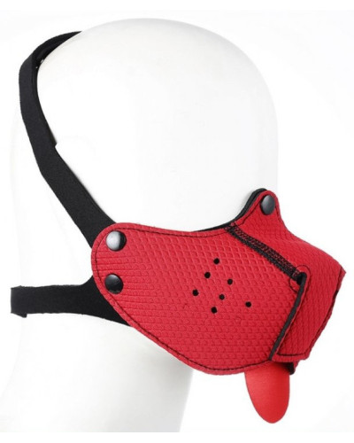Museau + Langue Néoprène Puppy Rouge 