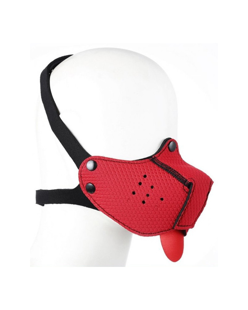 Museau + Langue Néoprène Puppy Rouge 
