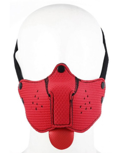 Museau + Langue Néoprène Puppy Rouge 