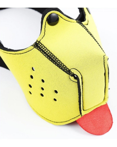 Museau + Langue Néoprène Puppy Jaune 