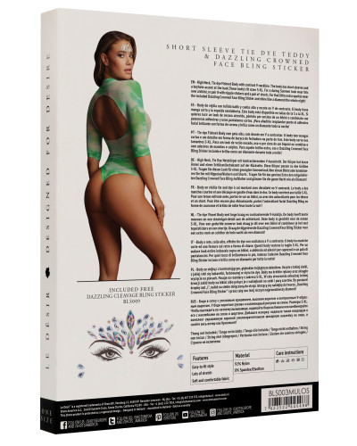 Body tie dye Brianna - Strass offerts 