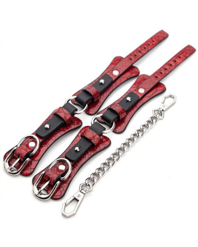 Kit BDSM 7 Pièces Caïman Rouge 